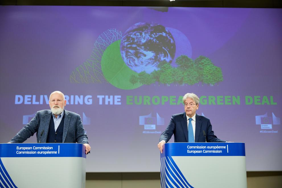 Press conference by Frans Timmermans, Executive Vice-President of the European Commission, and Paolo Gentiloni, European Commissioner, on the Carbon Border Adjustment Mechanism and Energy Taxation