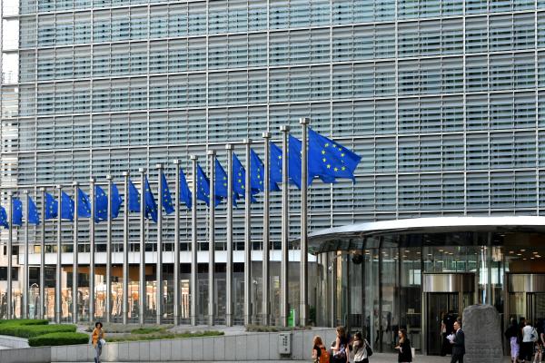 Entrance to the Berlaymont building
