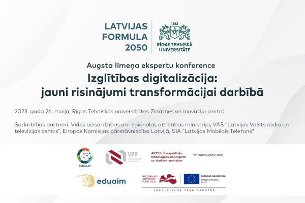 Izglītības digitalizācija: jauni risinājumi transformācijai darbībā