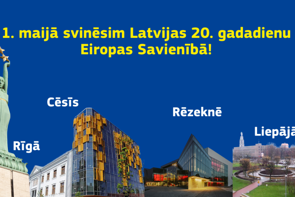 Gaismas akcija “Latvija mirdz Eiropā”
